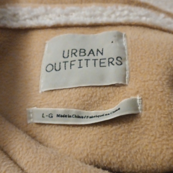 Urban Outfitters Oversized Cropped Mixed Textile Quarter Zip Pullover - Picture 5 of 5